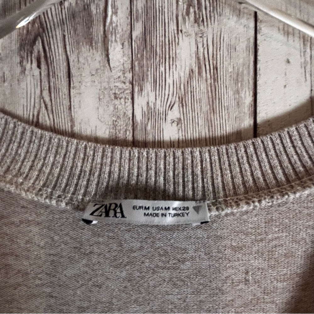 Zara Cable Knit Shorts Romper - Picture 4 of 5